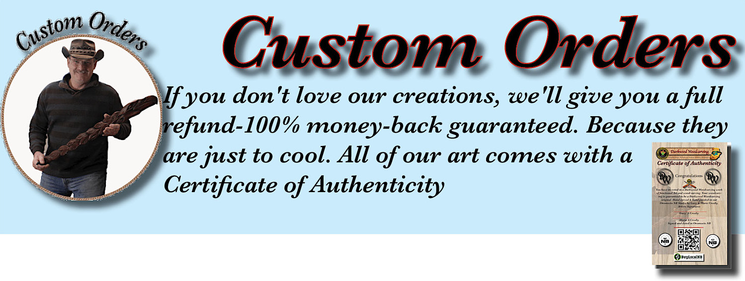 DW Carving Custom Orders Policy 2023